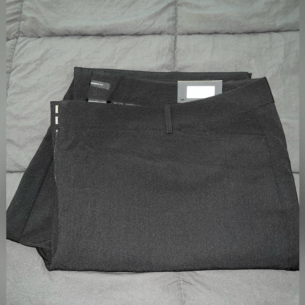 Worthington Modern Fit Black Trousers - Size 24W